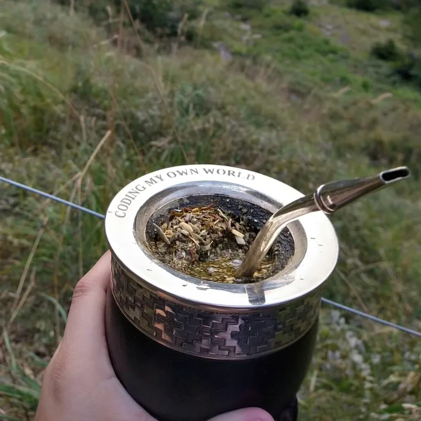 Argentina software developers drink mate
