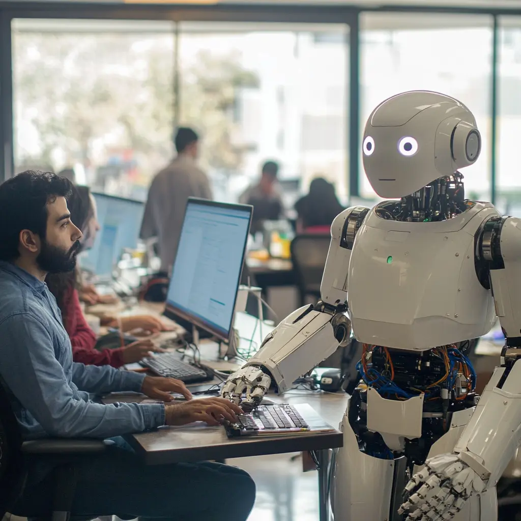 Robot helping Ai